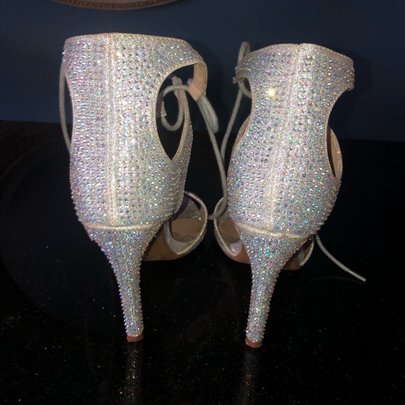 Sparkly Rhinestone high heels - Picture 4 of 5